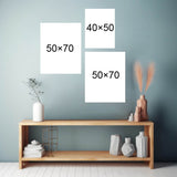 3-teilige Stillleben Motive Hochwertige GaleriewandKunst für Ihr Zuhause