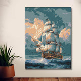 Malen nach Zahlen Windjammer