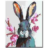 Malen nach Zahlen für Erwachsene Iris gelb