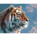 Malen nach Zahlen Bilder Tiger Tiere