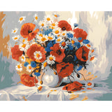 Malen nach Zahlen MohnBlumen
