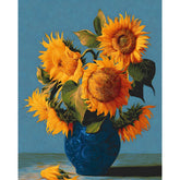Malen nach Zahlen Stillleben mit Sonnenblumen