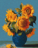 Malen nach Zahlen Stillleben mit Sonnenblumen