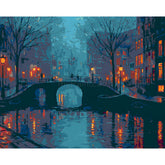 Malen nach Zahlen Holland Amsterdam Gracht