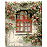 Malen nach Zahlen Rosenranken
