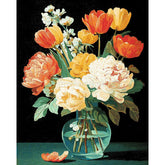 Malen nach Zahlen Bunter Blumenstrauss