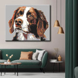 Malen nach Zahlen Hunde Irish Setter