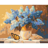 Malen nach Zahlen Blumen fliederstrauss