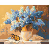 Malen nach Zahlen Blumen fliederstrauss