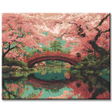 Malen nach Zahlen Japan Japanischer Garten