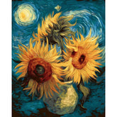 Malen nach Zahlen Meister van Gogh Sonnenblumen