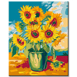 Malen nach Zahlen Meister van Gogh Sonnenblumen