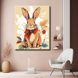 Malen nach Zahlen Lustige Tiere Meister Lampe