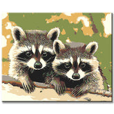 Malen nach Zahlen Tiere waschbar parchen