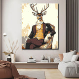 Malen nach Zahlen Hirsch als Prinz