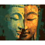 Malen nach Zahlen Buddha Flötenspiel