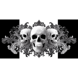 Malen nach Zahlen halloween totenkopf 5 teilig