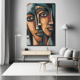 Malen nach Zahlen Abstrakte Kunst Gesichter cool Urbane Welt