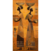 Malen nach Zahlen Afrika Frauen bei der Arbeit Moderne Kunst