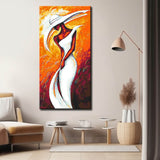 Malen nach Zahlen Afrika Frau in Weiss