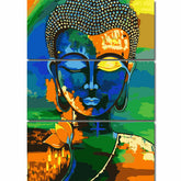 Schlafender Buddha Malkunst - 3-teilig (Triptychon)