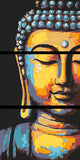 Malen nach Zahlen Schlafender Buddha Tradition - 3-teilig (Triptychon)
