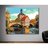 Malen nach Zahlen Bamberg Rathaus Altstadt