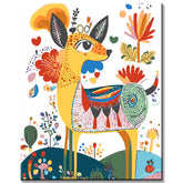 Malen nach Zahlen Moderne Kunst Tiere