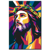 Malen nach Zahlen Jesus Christus Moderne MalKunst