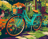 Malen-nach-Zahlen-Fahrrad
