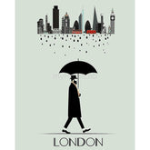 Malen nach Zahlen London Stadtschild