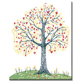 Malen nach Zahlen Baum im Frühjahr