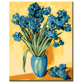 Malen nach Zahlen Lila Iris