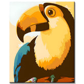 Malen nach Zahlen für Erwachsene Tukan