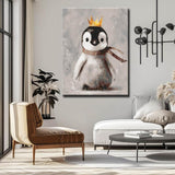 Malen nach Zahlen für Kinder kleiner Pinguin