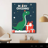 Malen nach Zahlen für Erwachsene Weihnachtsdorf mit Pferdekutsche