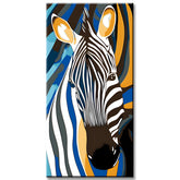 Malen nach Zahlen Zebra Tierkunst