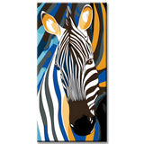 Malen nach Zahlen Zebra Tierkunst