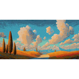 Malen nach Zahlen Wolkenschichten
