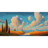 Malen nach Zahlen Wolkenschichten
