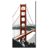 Malen nach Zahlen San Francisco Brücke