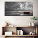 Malen nach Zahlen Rotes Boot