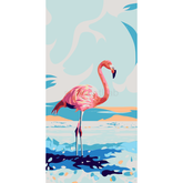 Malen nach Zahlen Flamingo auf Wolken