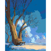 Malen nach Zahlen Blue Autumn