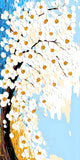 Malen nach Zahlen Weisse Blüten