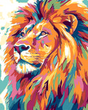 Malen nach Zahlen Löwe Tiere Moderne TierKunst Malerei