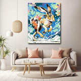 Malen nach Zahlen Hase Kunst Ostern