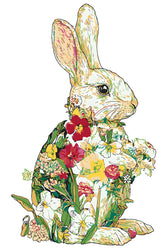 Malen nach Zahlen Bunte HasenKunst Natur