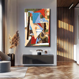 Malen nach Zahlen Abstrakte Kunst mit gemischten Medien IV