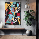 Malen nach Zahlen Abstrakte Kunst mit gemischten Medien VI